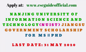 jiangsu government scholarship