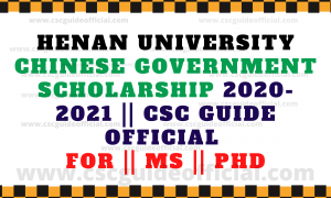 hunan university chiense government scholarship 2020