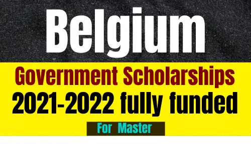 Belgium scholarships 2021