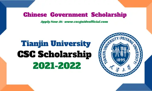 tianjin university csc scholarship 2021