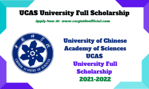 University Of Chinese Academy Of Sciences UCAS University Scholarship ...