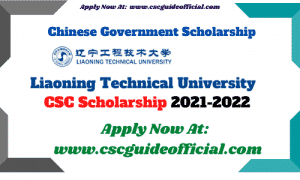 Liaoning Technical University CSC Scholarship 2021-2022 | LNTU CSC ...