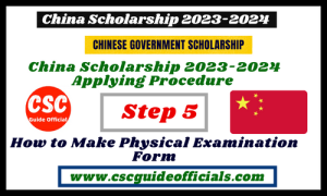 How To Make Physical Examination Form For China Scholarship STEP 5   How To Make Physical Examination Form 300x180 