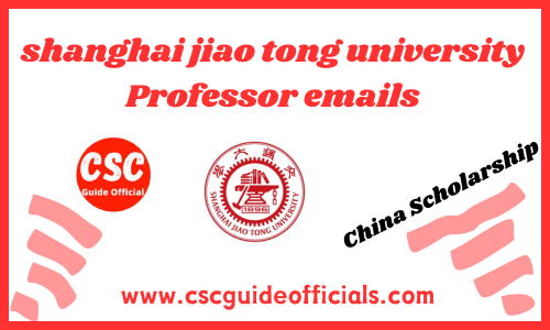 shanghai jiao tong university Professor emails