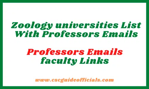 zoology professors emails csc scholarship 2022