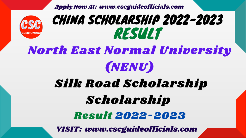 North East Normal University Application For Chinese Government ...