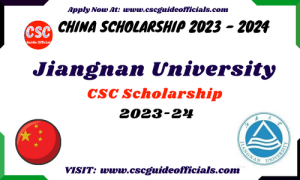 Jiangnan University Chinese Government Scholarship 2023-2024 ...