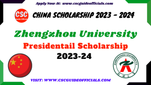 Zhengzhou University ZZU Presidential Scholarship 2023-2024 || ZZU ...