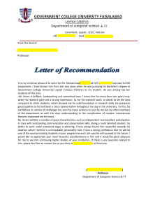 recommendation letter sample csc guide officials