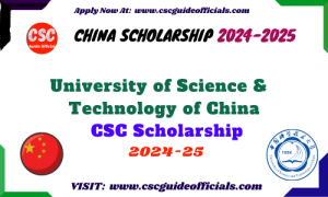 University Of Science And Technology China (USTC) CSC Scholarship 2024 ...