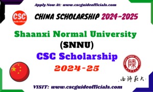 Shaanxi Normal University SNNU CSC Scholarship 2024 2025 Shaanxi   Shaanxi Normal University SNNU CSC Scholarship 2024 2025 300x180 