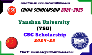 Yanshan University 2024-2025 Chinese Government Scholarship “High-Level ...