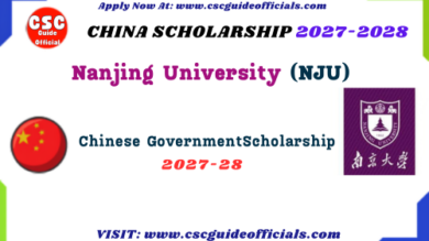 nanjing university csc scholarship csc guide officials