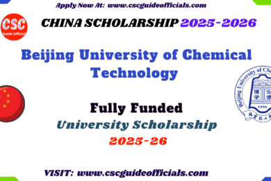 Beijing University of Chemical Technology buct scholarship