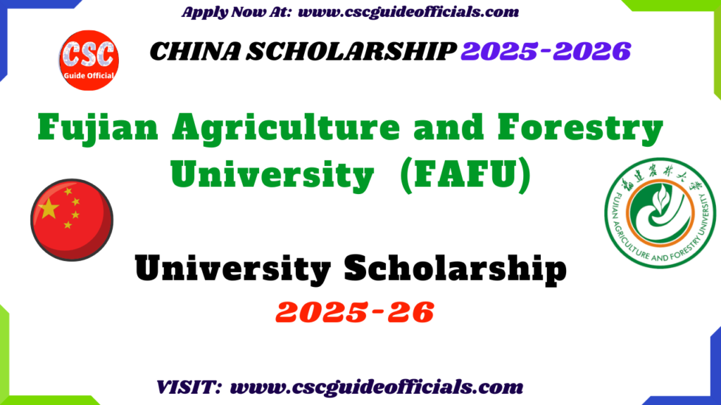 Chang an University CSC Scholarship 2025 2026 CHD CSC Scholarship 