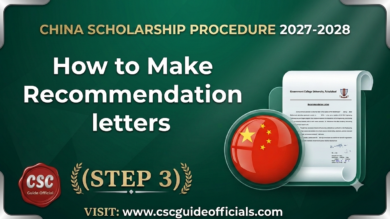 How to Make Recommendation Letters For China Scholarship 2027-2028