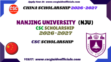 Nanjing University Chinese Government Scholarship