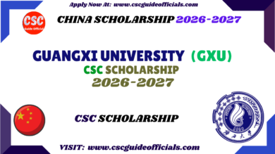 Guangxi University Chinese Government Scholarship
