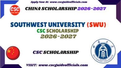Southwest University CSC Scholarship