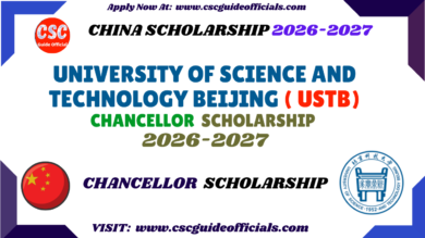 University of Science and Technology Beijing USTB Chancellor Scholarship