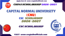 Capital Normal University csc scholarship csc guide officials