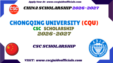 Chongqing University CSC Scholarship