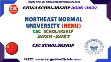 Northeast Normal University nenu csc scholarship