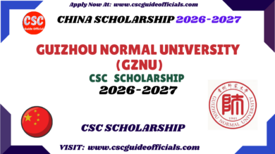 Guizhou Normal University csc scholarship 2026